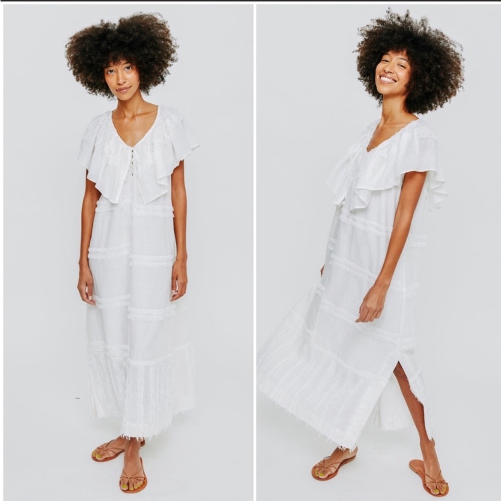 Mirth Capri Dress White new w tags